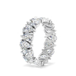 Load image into Gallery viewer, 2.50 To 5 Carat Lab Diamond Teardrop Eternity Band 14K Gold
