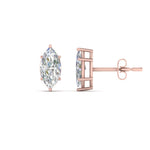 Load image into Gallery viewer, 0.50 To 5 Carat Marquise Lab Created Diamond Stud Earring 14K Gold
