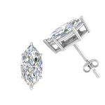 Load image into Gallery viewer, 0.50 To 5 Carat Marquise Lab Created Diamond Stud Earring 14K Gold
