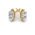 Load image into Gallery viewer, 0.50 To 5 Carat Marquise Lab Created Diamond Stud Earring 14K Gold
