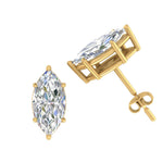 Load image into Gallery viewer, 0.50 To 5 Carat Marquise Lab Created Diamond Stud Earring 14K Gold
