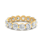 Load image into Gallery viewer, 0.50 To 5 Carat Lab Diamond Single Prong Eternity Wedding Band 14K Gold
