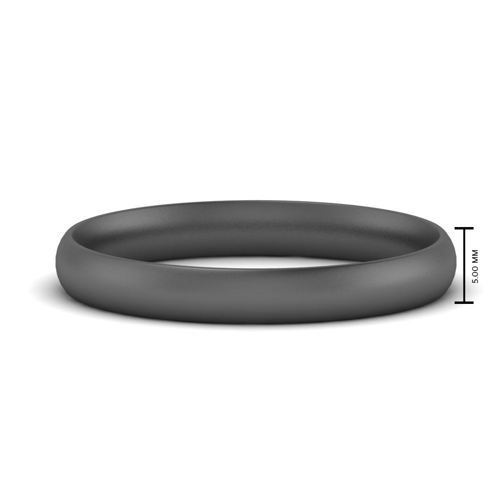 1 MM To 6 MM Comfort Fit Plain Wedding Band 14K Gold