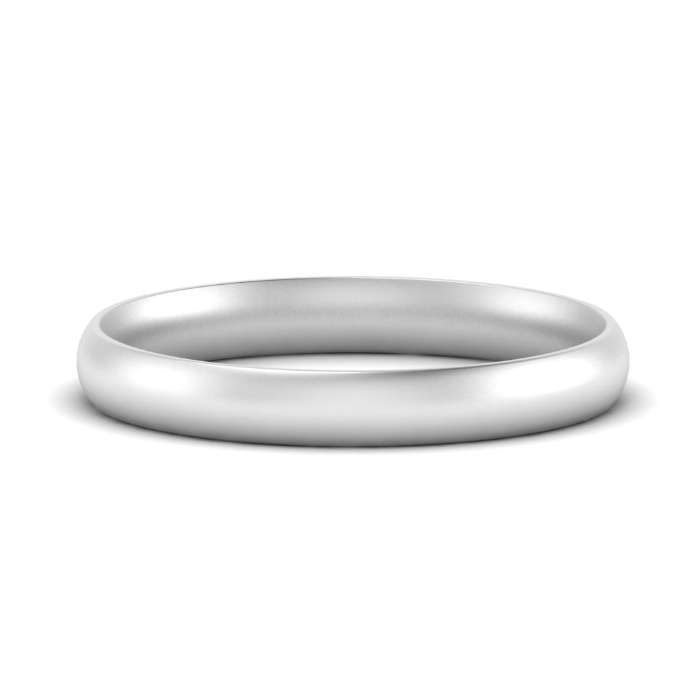 1 MM To 6 MM Comfort Fit Plain Wedding Band 14K Gold