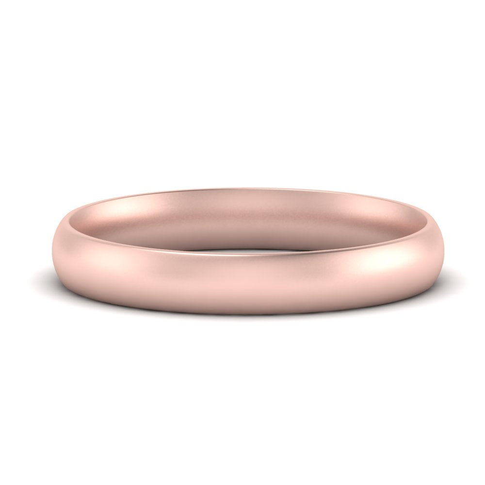 1 MM To 6 MM Comfort Fit Plain Wedding Band 14K Gold