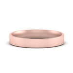 Load image into Gallery viewer, Comfort Fit Light Weight Flat Stacking Mens Band In 14K Rose Gold | Cuts &amp; Carat
