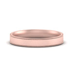 Load image into Gallery viewer, 6 MM Flat Stack Stepped Edge Comfort Fit Mens Wedding Band 14K Rose Gold | Cuts &amp; Carat
