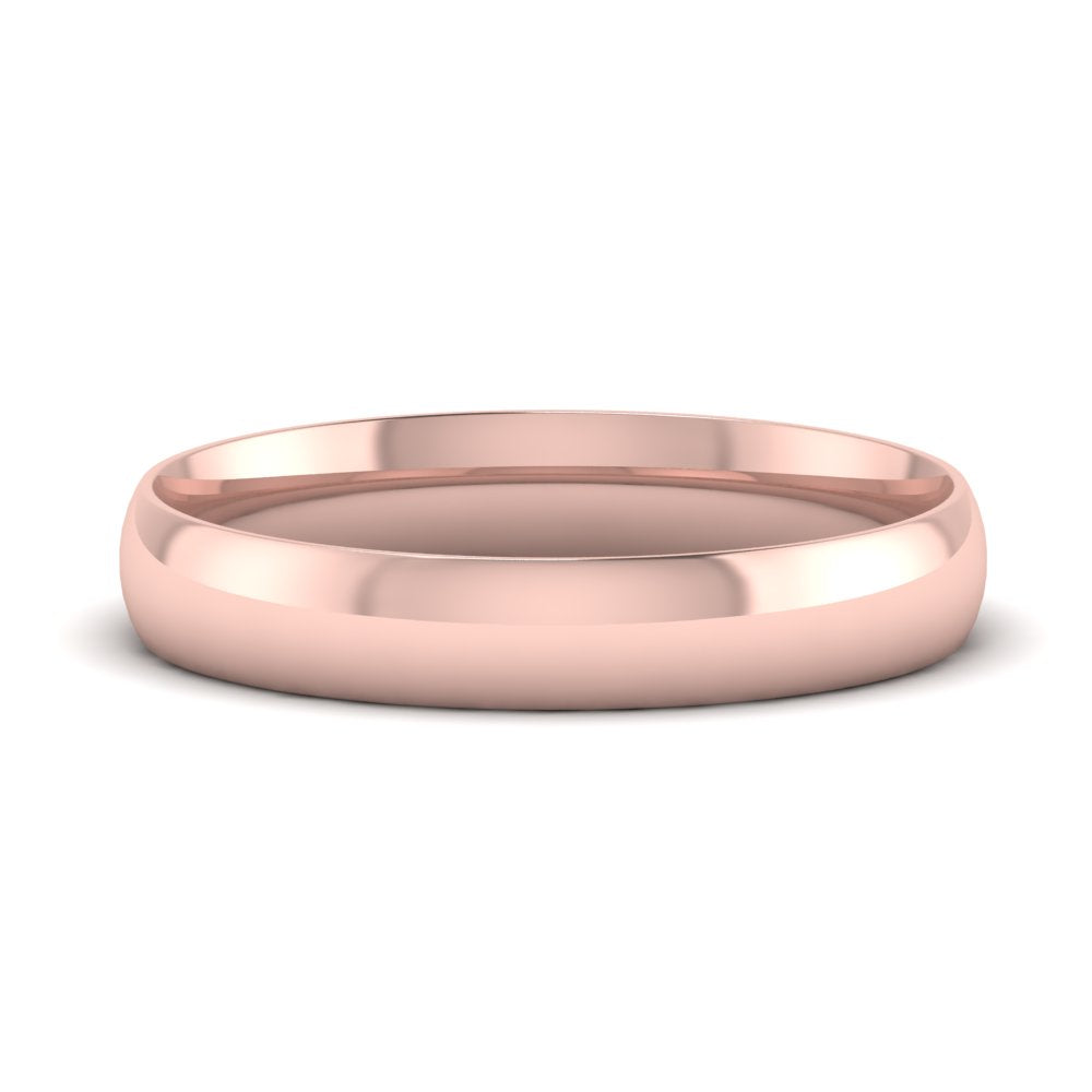 7 MM Classic Comfort Mens Wedding Band In 14k Rose Gold | Cuts & Carat