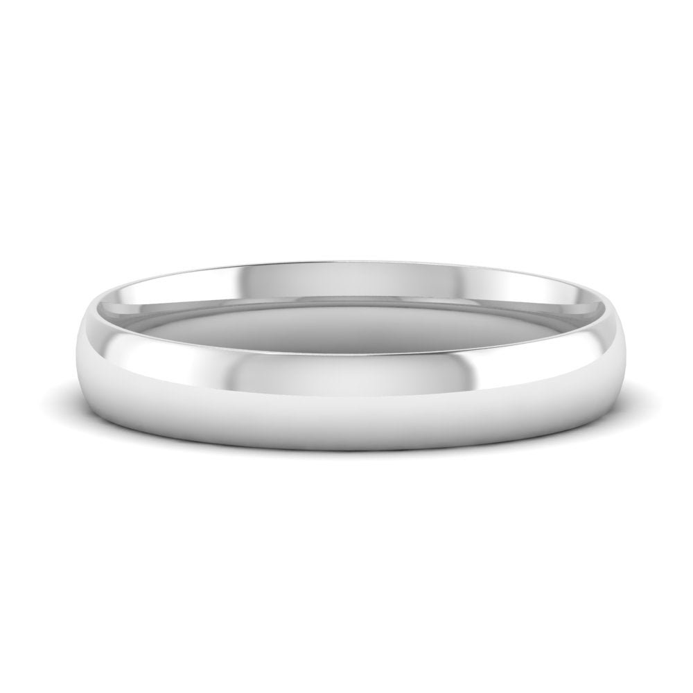 7 MM Classic Comfort Mens Wedding Band In 14k White Gold | Cuts & Carat