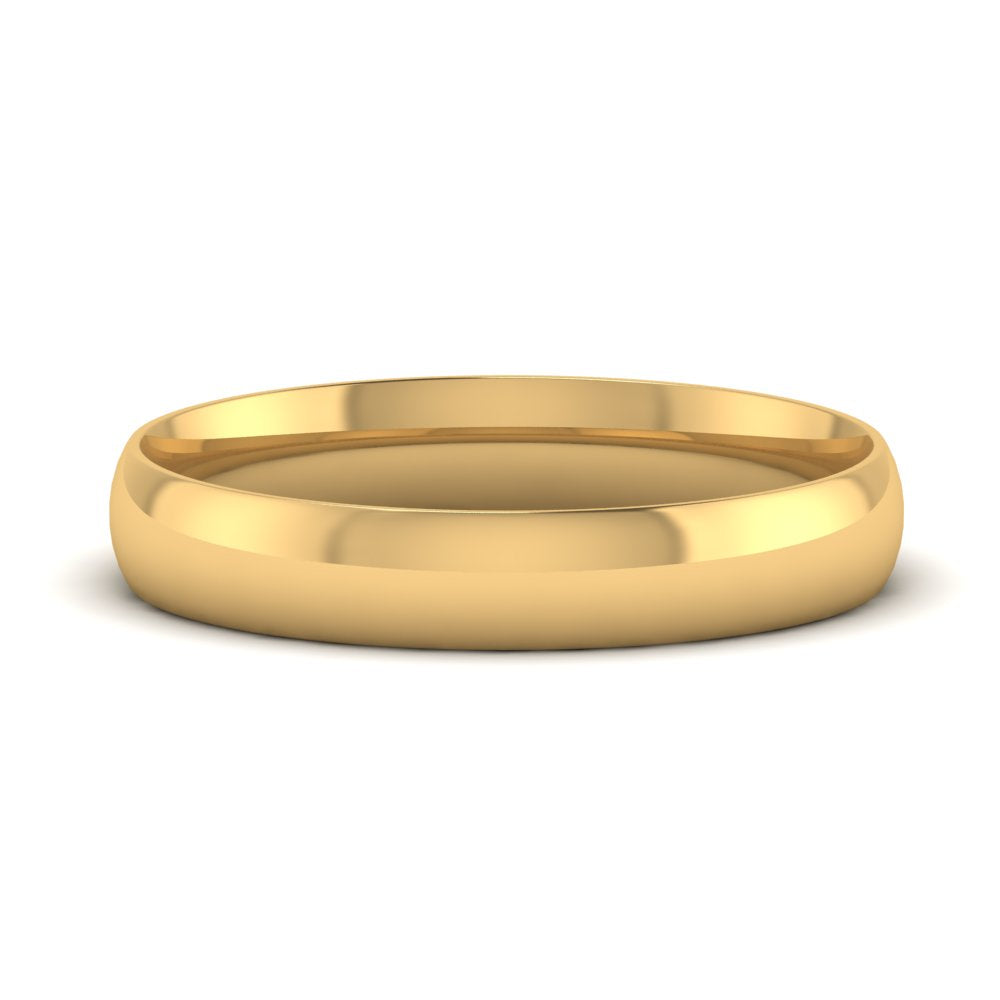 7 MM Classic Comfort Mens Wedding Band In 14k Yellow Gold | Cuts & Carat