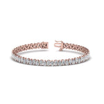 Load image into Gallery viewer, 7.50 To 20 Carat Pear Cut Lab Diamond Tennis Bracelet 14K Gold
