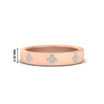 Load image into Gallery viewer, Clover Leaf Flower 0.32 Ct. Diamond Band Ring 14K Gold
