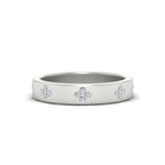 Load image into Gallery viewer, Clover Leaf Flower 0.32 Ct. Diamond Band Ring 14K Gold
