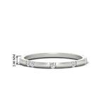 Load image into Gallery viewer, Dainty Minimal 0.16 Ct. Lab Diamond Classic Wedding Band 14K Gold
