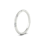 Load image into Gallery viewer, Dainty Minimal 0.16 Ct. Lab Diamond Classic Wedding Band 14K Gold
