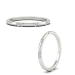 Load image into Gallery viewer, Dainty Minimal 0.16 Ct. Lab Diamond Classic Wedding Band 14K Gold
