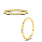 Load image into Gallery viewer, Dainty Minimal 0.16 Ct. Lab Diamond Classic Wedding Band 14K Gold
