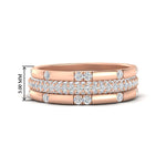 Load image into Gallery viewer, 0.69 Ct. Trio of Round Diamond Stackable Band 14K Gold
