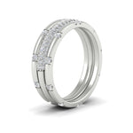 Load image into Gallery viewer, 0.69 Ct. Trio of Round Diamond Stackable Band 14K Gold
