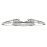 Load image into Gallery viewer, 0.69 Ct. Trio of Round Diamond Stackable Band 14K Gold
