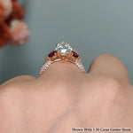 Load image into Gallery viewer, 2.21 Ct. Pear Lab Diamond 3 Stone Engagement Ring 14K Gold
