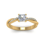 Load image into Gallery viewer, Infinity Style Lab Diamond Engagement Ring 14K Gold
