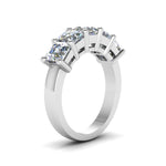 Load image into Gallery viewer, Five Stone Asscher Cut Lab Diamond Ring 14K Gold
