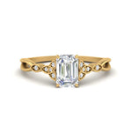 Load image into Gallery viewer, Celtic Knot Split Lab Diamond Ring 14K Gold
