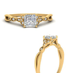 Load image into Gallery viewer, Celtic Knot Split Lab Diamond Ring 14K Gold
