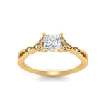 Load image into Gallery viewer, Celtic Knot Split Lab Diamond Ring 14K Gold
