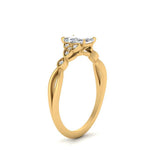 Load image into Gallery viewer, Celtic Knot Split Lab Diamond Ring 14K Gold
