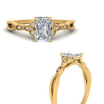 Load image into Gallery viewer, Celtic Knot Split Lab Diamond Ring 14K Gold
