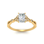 Load image into Gallery viewer, Celtic Knot Split Lab Diamond Ring 14K Gold
