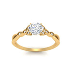 Load image into Gallery viewer, Celtic Knot Split Lab Diamond Ring 14K Gold
