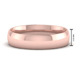 Load image into Gallery viewer, 11 MM Classic Comfort Mens Wedding Band In 14k Rose Gold | Cuts &amp; Carat
