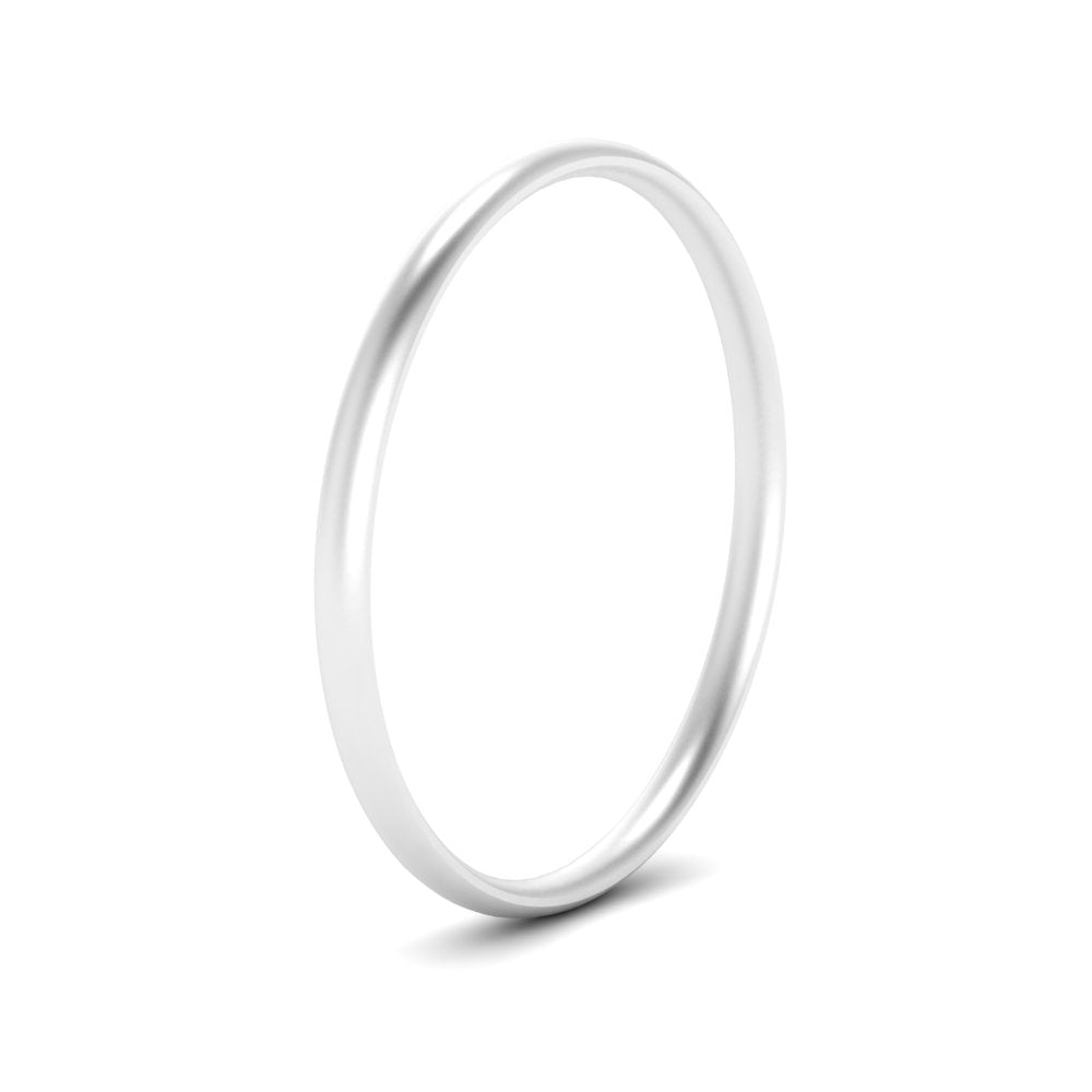 1 MM To 6 MM Comfort Fit Plain Wedding Band 14K Gold