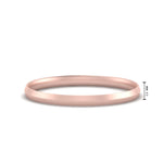 Load image into Gallery viewer, 3 MM Comfort Fit Knife Edge Stack Mens Band In 14k Rose Gold | Cuts &amp; Carat
