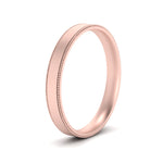 Load image into Gallery viewer, 5 MM Flat Stack Stepped Edge Comfort Fit Mens Wedding Band 14K Rose Gold | Cuts &amp; Carat
