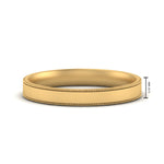 Load image into Gallery viewer, 5 MM Flat Stack Stepped Edge Comfort Fit Mens Wedding Band 14K Yellow Gold | Cuts &amp; Carat
