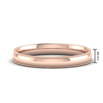 Load image into Gallery viewer, Comfort Fit Milgrain Edge Wedding Band 14K Gold
