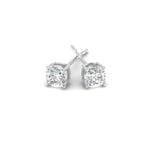 Load image into Gallery viewer, 0.50 To 5 Carat Cushion Cut Lab Created Diamond Stud Earring 14K Gold
