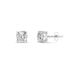 Load image into Gallery viewer, 0.50 To 5 Carat Cushion Cut Lab Created Diamond Stud Earring 14K Gold
