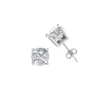 Load image into Gallery viewer, 0.50 To 5 Carat Cushion Cut Lab Created Diamond Stud Earring 14K Gold
