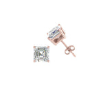 Load image into Gallery viewer, 1/2-5 Carat Asscher Cut Lab Created Diamond Stud Earring 14K Gold
