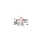 Load image into Gallery viewer, 1/2-5 Carat Asscher Cut Lab Created Diamond Stud Earring 14K Gold
