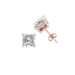 Load image into Gallery viewer, 1/2-5 Carat Asscher Cut Lab Created Diamond Stud Earring 14K Gold
