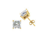 Load image into Gallery viewer, 1/2-5 Carat Asscher Cut Lab Created Diamond Stud Earring 14K Gold
