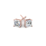 Load image into Gallery viewer, 1/2-5 Carat Asscher Cut Lab Created Diamond Stud Earring 14K Gold
