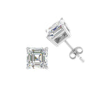 Load image into Gallery viewer, 1/2-5 Carat Asscher Cut Lab Created Diamond Stud Earring 14K Gold
