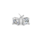 Load image into Gallery viewer, 1/2-5 Carat Asscher Cut Lab Created Diamond Stud Earring 14K Gold
